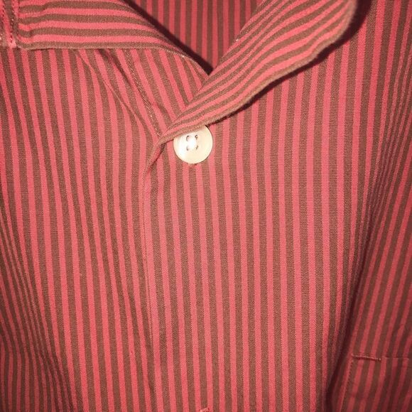 J. Crew Men's Red Striped Button Down Shirt - Picture 3 of 13